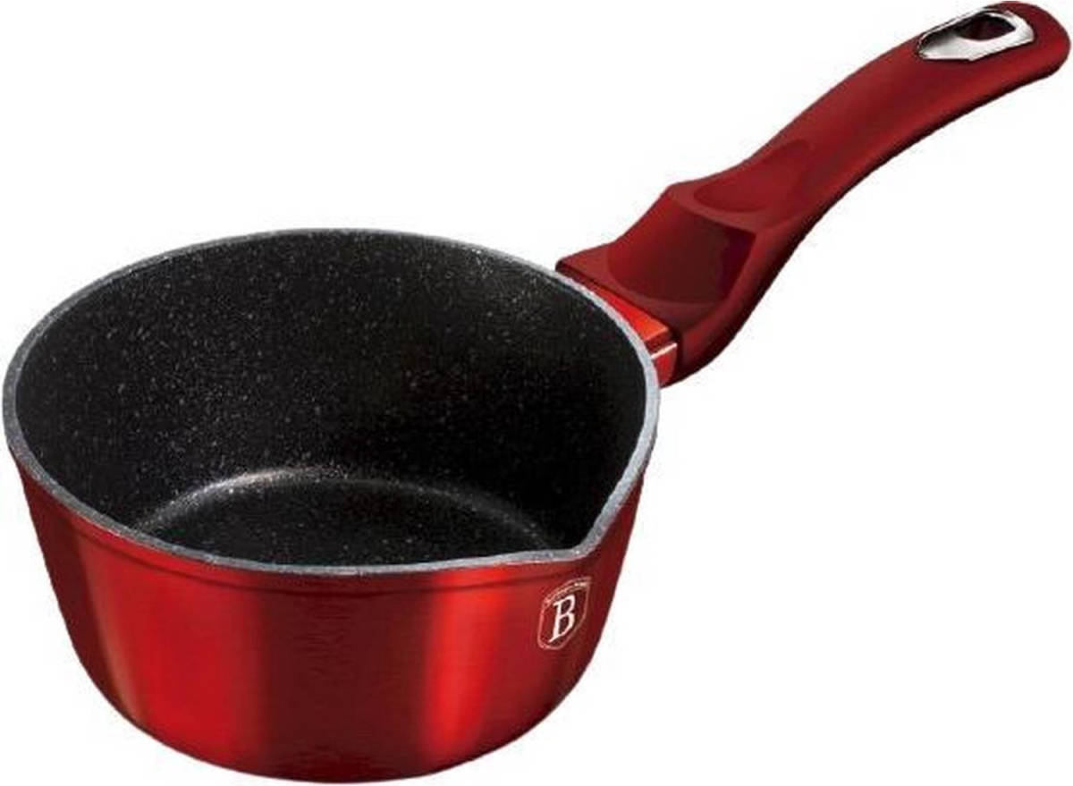 BerlingerHaus Berlinger Haus 1255 - Sauspan Burgundy 1,2 Liter Aluminium Rood/zwart