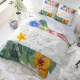 DreamHouse Bedding Botanical Dream - Multi 1-persoons (140 x 220 cm + 1 kussensloop) Dekbedovertrek