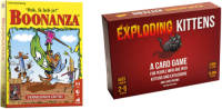 999 Games Spellenbundel - Kaartspellen - 2 Stuks - Boonanza & Exploding Kittens