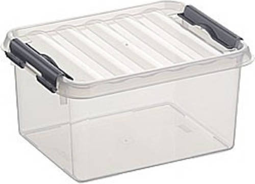 Sunware Q-line Opbergbox 2 Ltr Transp Opbergboxen