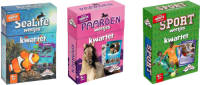 Identity Games Spellenbundel - Kwartet - 3 Stuks - Sealife Kwartet & Paarden Kwartet & Sport Weetjes Kwartet