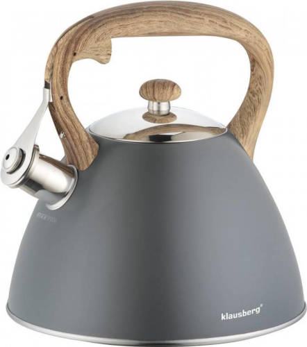 Klausberg Kb-7297 Fluitketel - 3l - Rvs - Alle Warmtebronnen