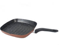 San Ignacio Aluminium Grillpan Burgos Vierkant Met Anti-aanbak Laag 27 Cm - Grilpannen