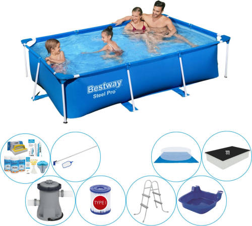 Bestway Steel Pro Rechthoekig 259x170x61 Cm - Deluxe Zwembad Deal