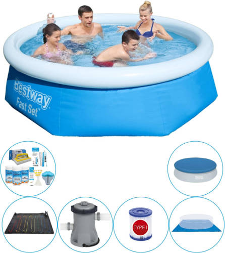 Bestway Fast Set Rond 244x66 Cm - Zwembad Combi Deal