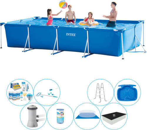 Intex Frame Pool Rechthoekig 450x220x84 Cm - Deluxe Zwembad Deal