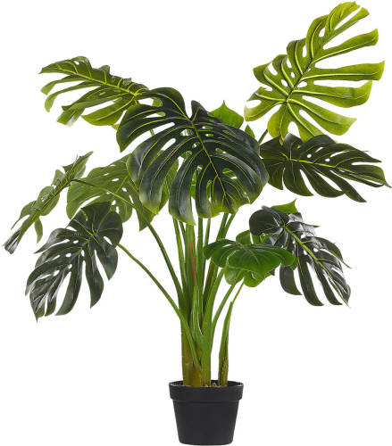 Beliani Monstera Plant - Kunstplant-groen-synthetisch Materiaal