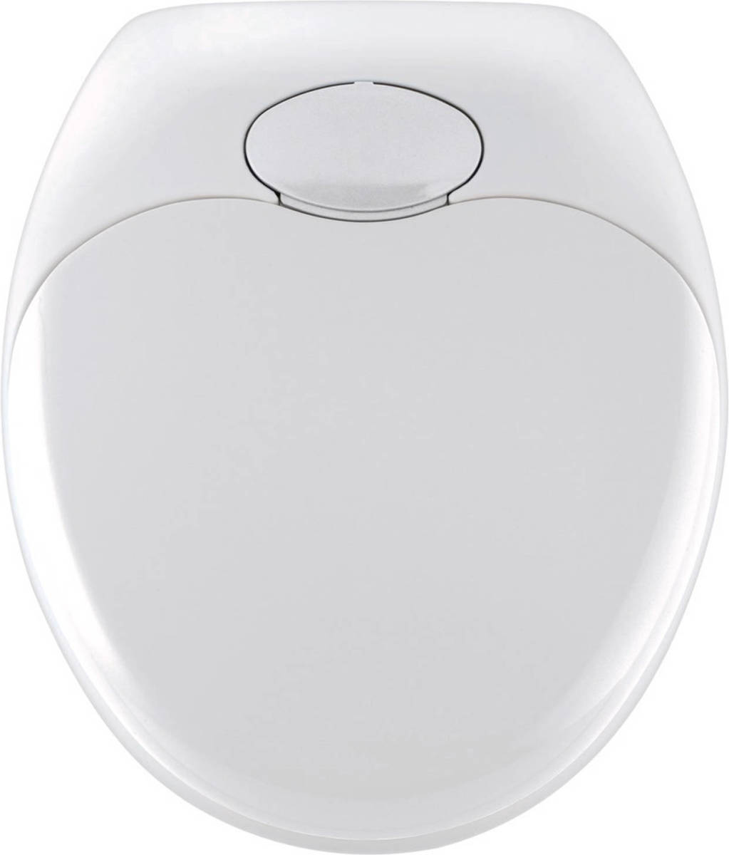 Wenko Wc-bril Family 35,2 X 38 Cm Thermoplast Wit