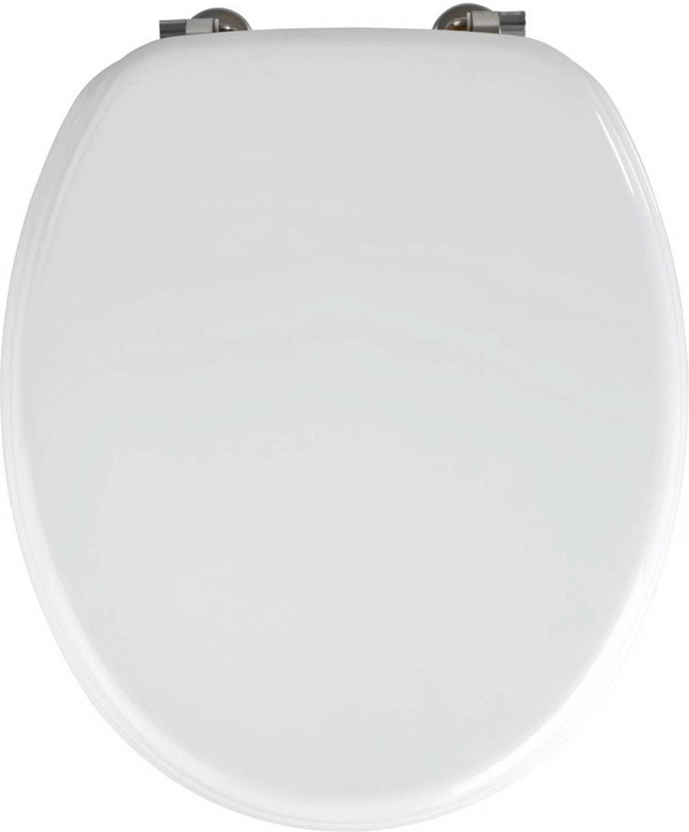 Wenko Wc-bril Valencia 36 X 43 Cm Mdf Wit