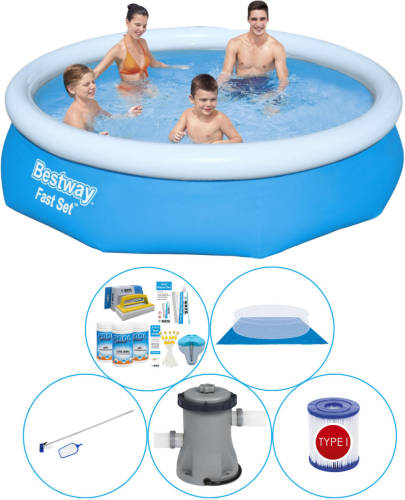 Bestway Fast Set Rond 305x76 Cm - 6-delig - Zwembad Pakket