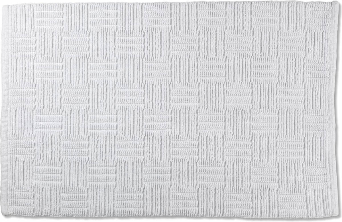 Kela Badmat Leana 80 X 50 Cm Katoen Wit