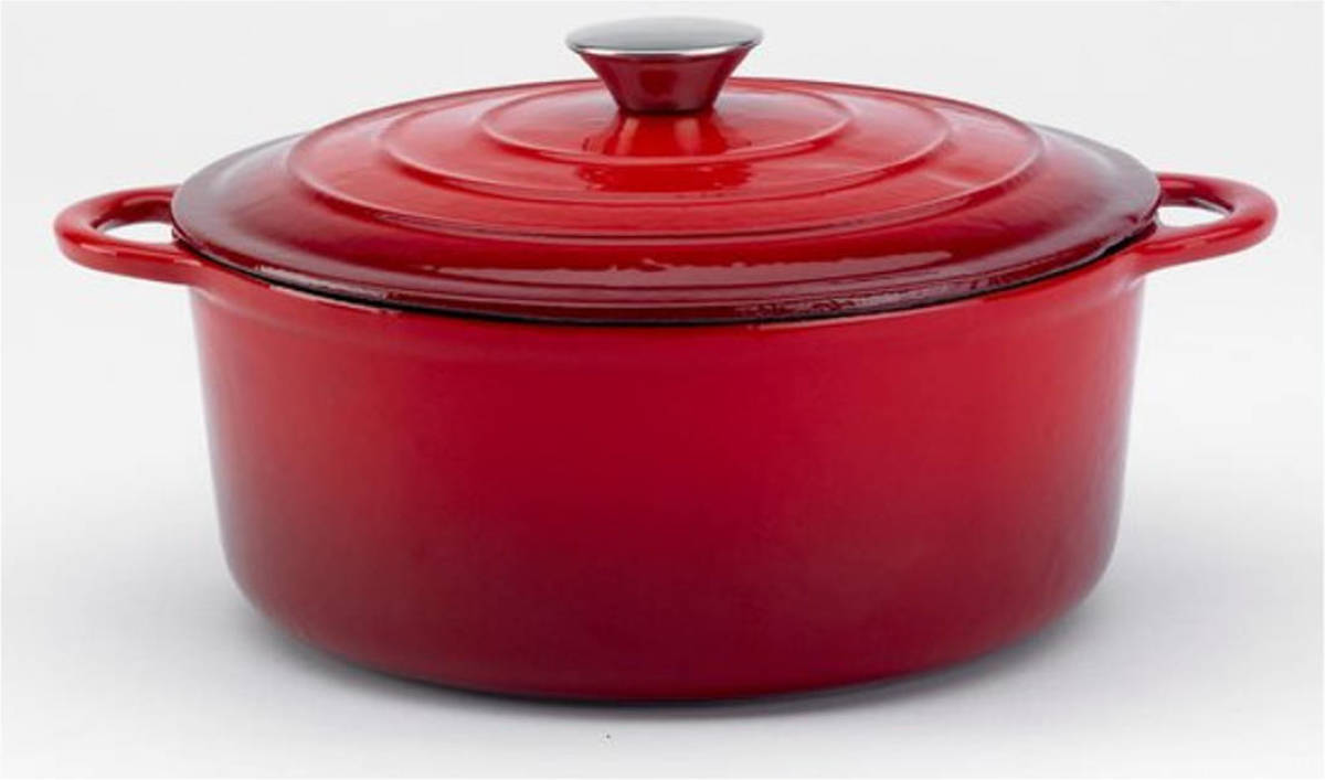 Relance Ma Mère Braadpan - Rood - 22 Cm - Gietijzer