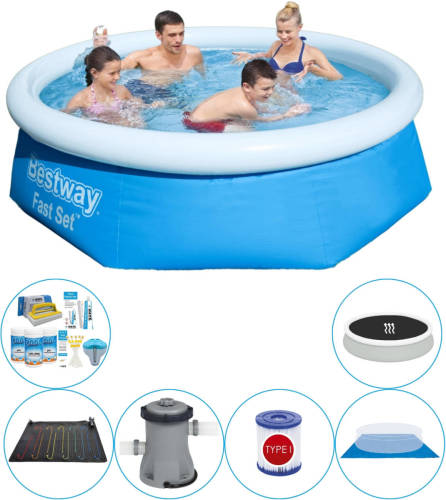 Bestway Fast Set Rond 244x66 Cm - Zwembad Combinatie Deal