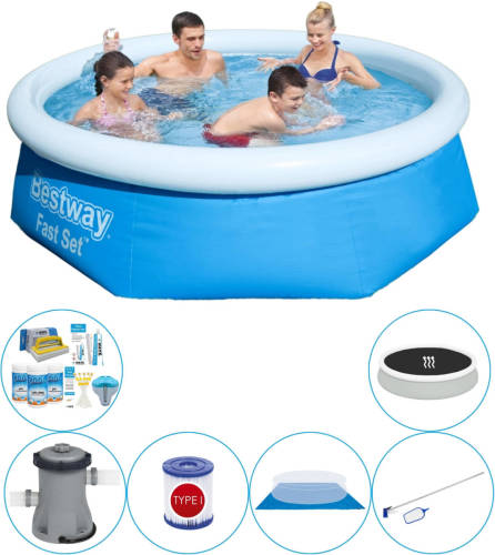 Bestway Fast Set Rond 244x66 Cm - Zwembad Combinatie Set