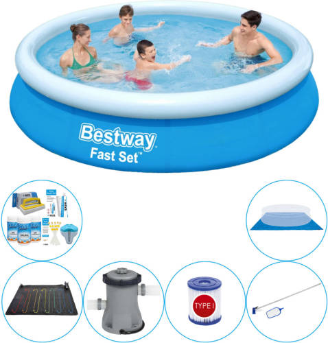 Bestway Fast Set Rond 366x76 Cm - 7-delig - Zwembad Met Accessoires