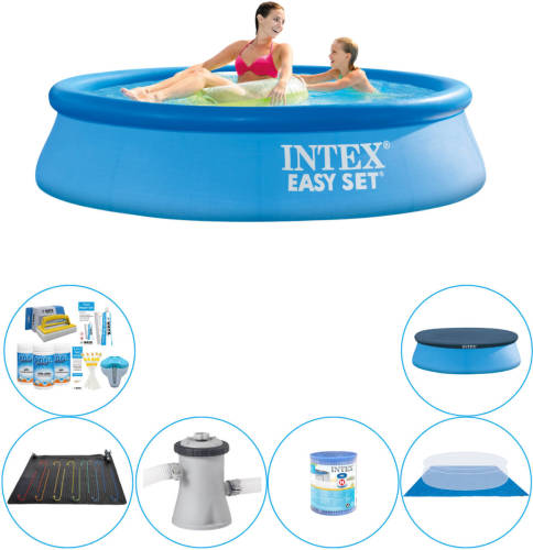 Zwembad Combi Deal - Intex Easy Set Rond 244x61 Cm