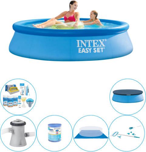 Zwembad Inclusief Accessoires - Intex Easy Set Rond 244x61 Cm