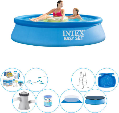 Zwembad Comfort Pakket - Intex Easy Set Rond 244x61 Cm