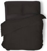 Elegance Dekbedovertrek Hotel Kwaliteit Satijn Streep - Black 140x200/220cm