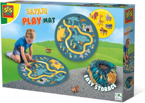 Ses Outdoor Safari speelmat en opbergzak 2 in 1