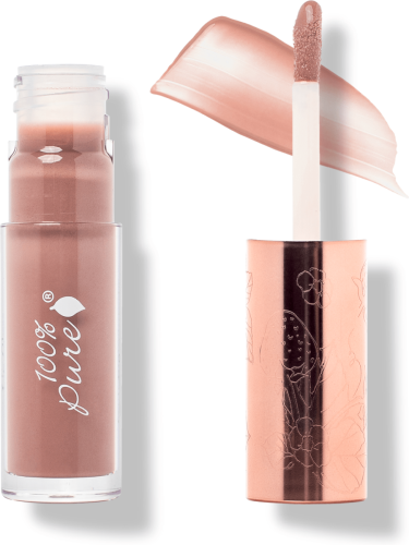 100% Pure Fruit Pigmented Lipgloss - Pink Caramel