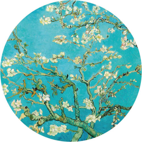 WallArt Behangcirkel Almond Blossom 190 cm