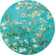 WallArt Behangcirkel Almond Blossom 190 cm