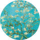 WallArt Behangcirkel Almond Blossom 142,5 cm