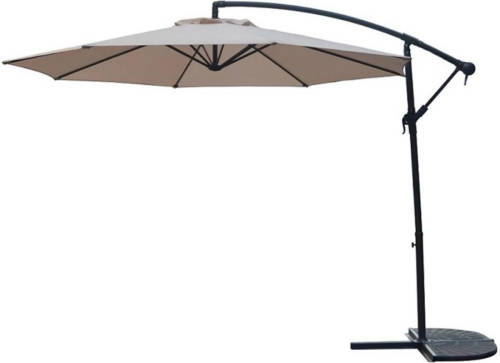 PimXL Zweefparasol - Ø300 Cm - Ecru