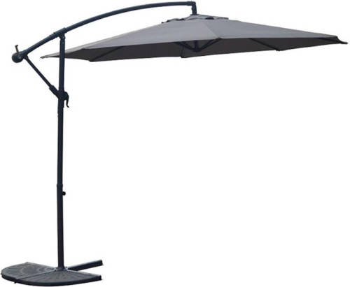 PimXL Zweefparasol - Ø300 Cm - Taupe