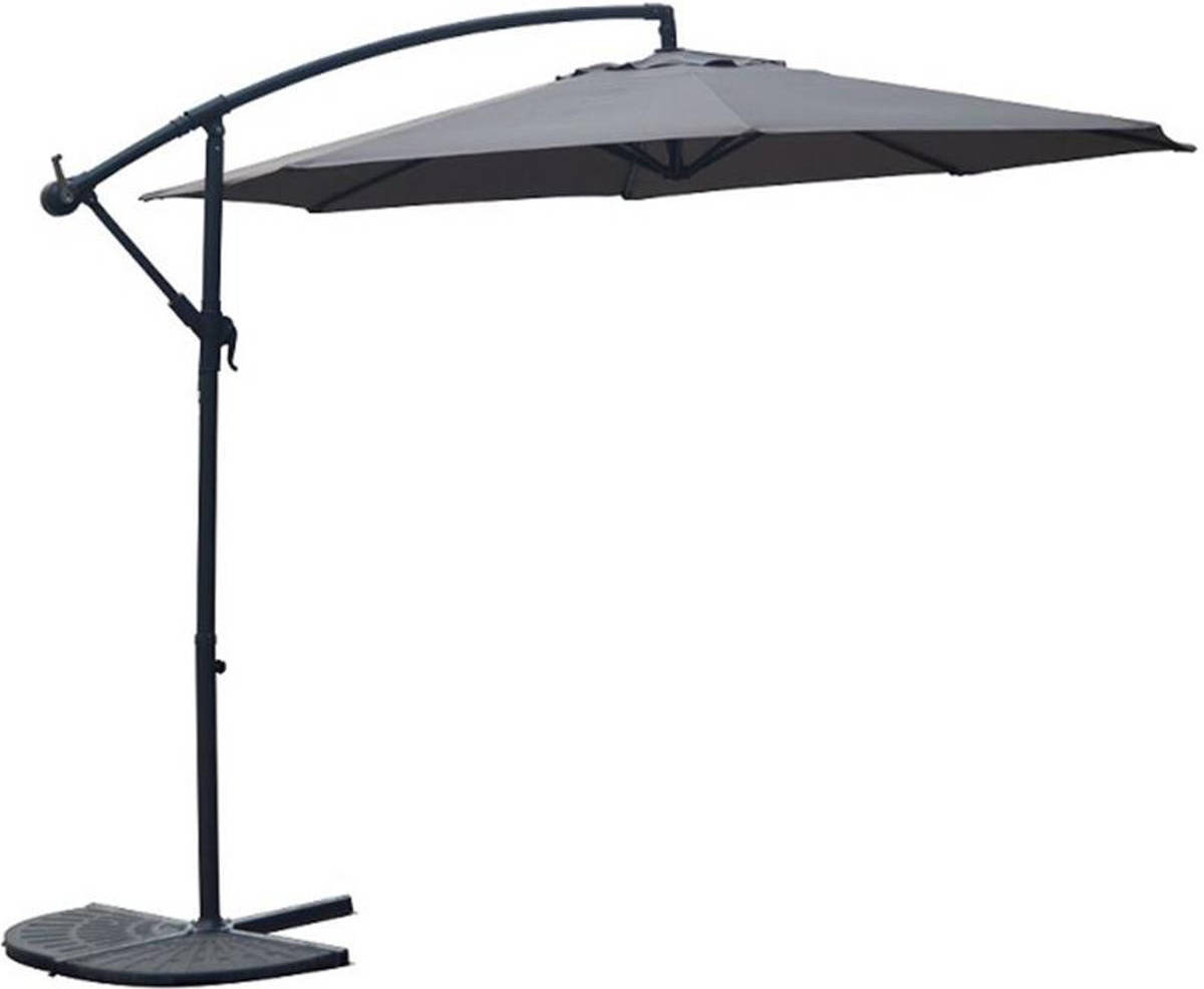 PimXL Zweefparasol - Ø300 Cm - Taupe
