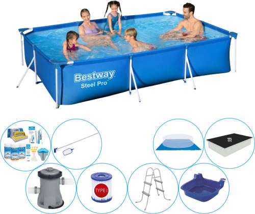 Bestway Steel Pro Rechthoekig 300x201x66 Cm - Deluxe Zwembad Deal