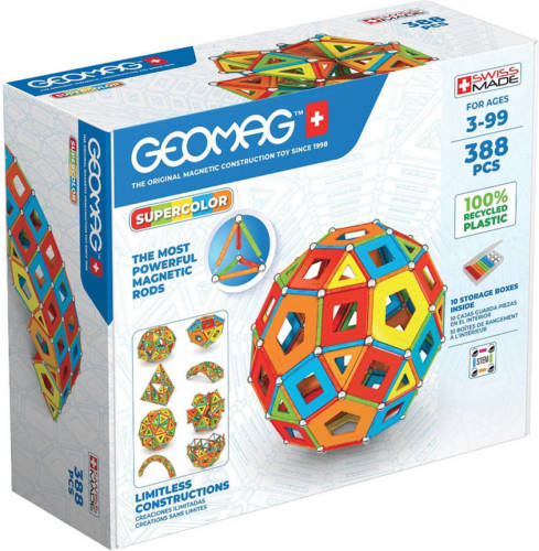 Geomag Super Color Recycled Masterbox 388 pcs