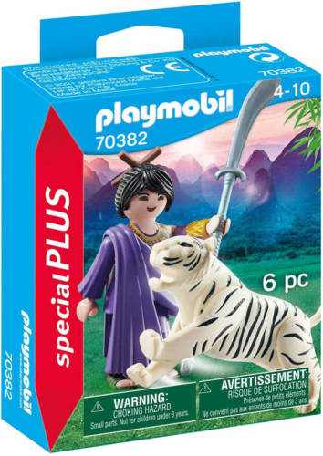 PLAYMOBIL Special Plus Aziatische vechter met tijger 70382