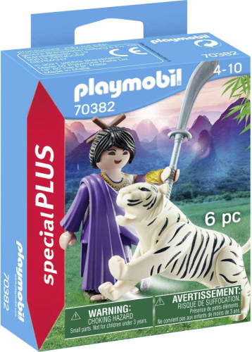 PLAYMOBIL Special Plus Aziatische vechter met tijger 70382