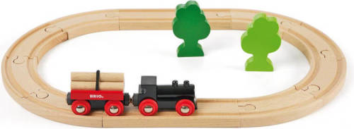 BRIO houten treinset met bomen