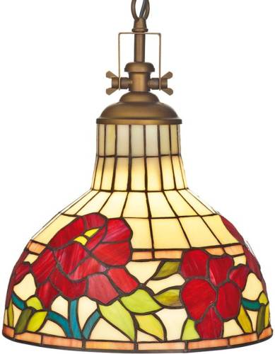 Artistar Mooie hanglamp Yria in Tiffany-stijl