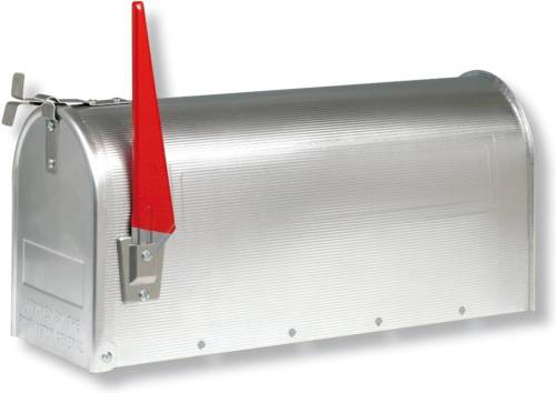 Burgwächter U.S. MAILBOX met zwenkbare vlag aluminium