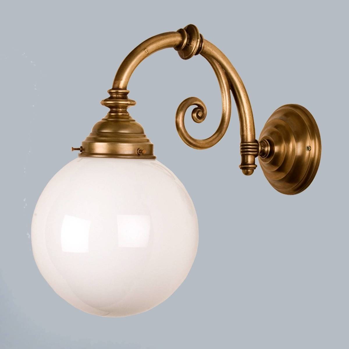 Berliner Messinglamp Messing wandlamp Frank