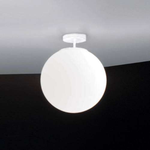 Ailati Glazen plafondlamp Sferis, 30 cm, wit