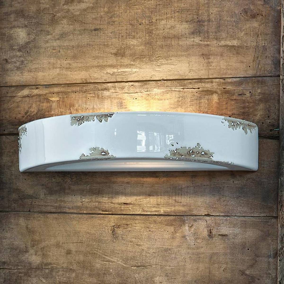 Ferro Luce Vintage-wandlamp C603 wit