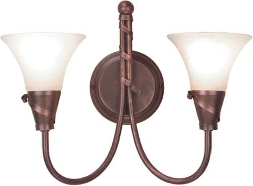 Elstead Wandlamp EMILY met koper-patina