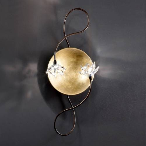 Kögl Fleurige wandlamp FIORELLA, 2-lichts, helder