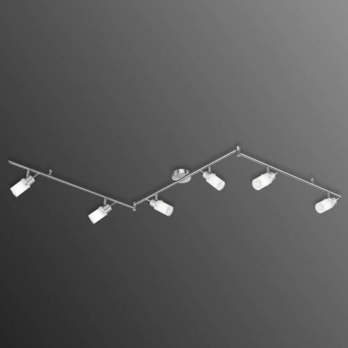 Leuchten Direkt Driearmige LED plafondlamp Max met 6 lampen