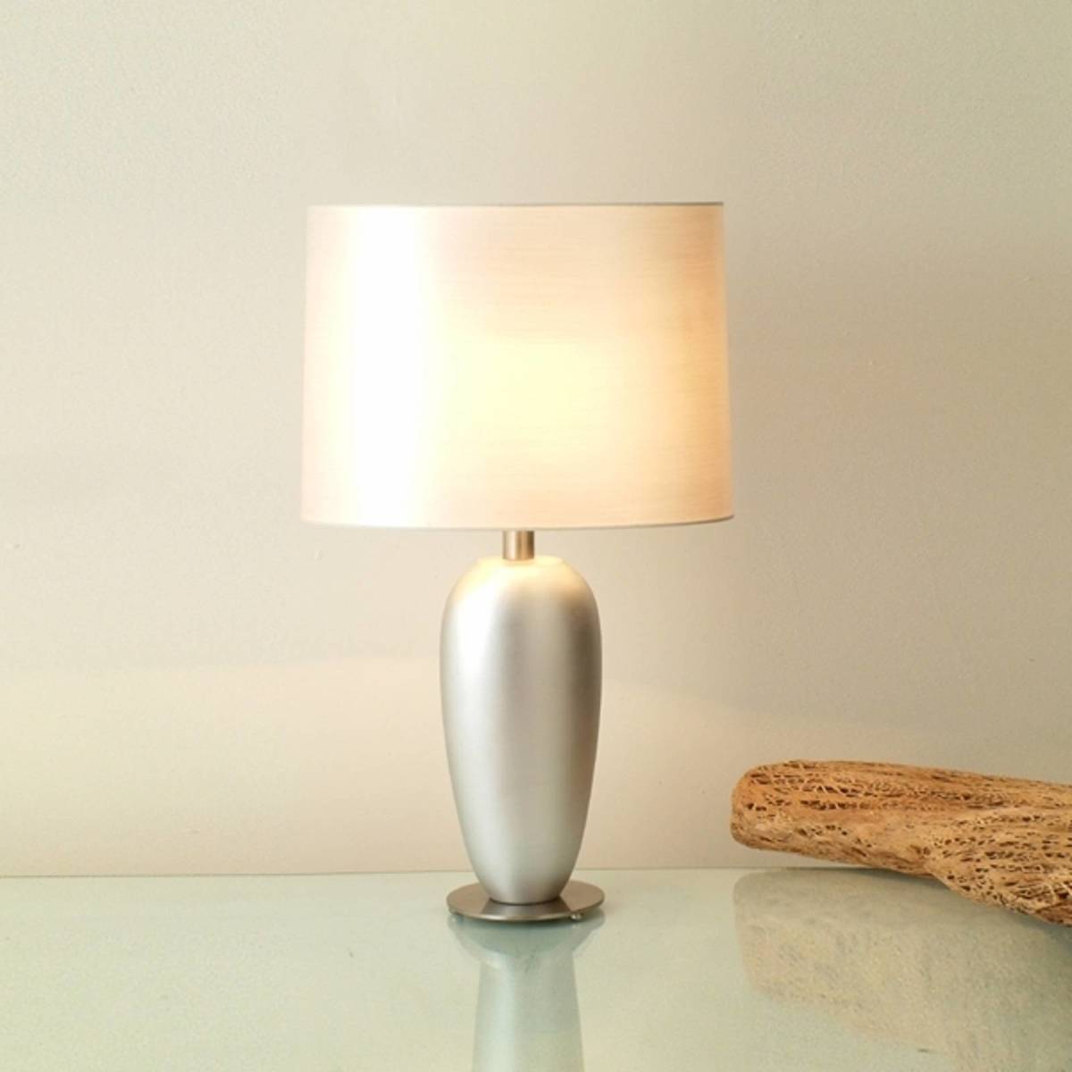 J. Holländer Zilveren tafellamp LAMBDA hoogte 65 cm