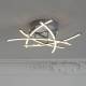 Fischer & Honsel LED plafondlamp Cross tunable white, 5 lamp, chr