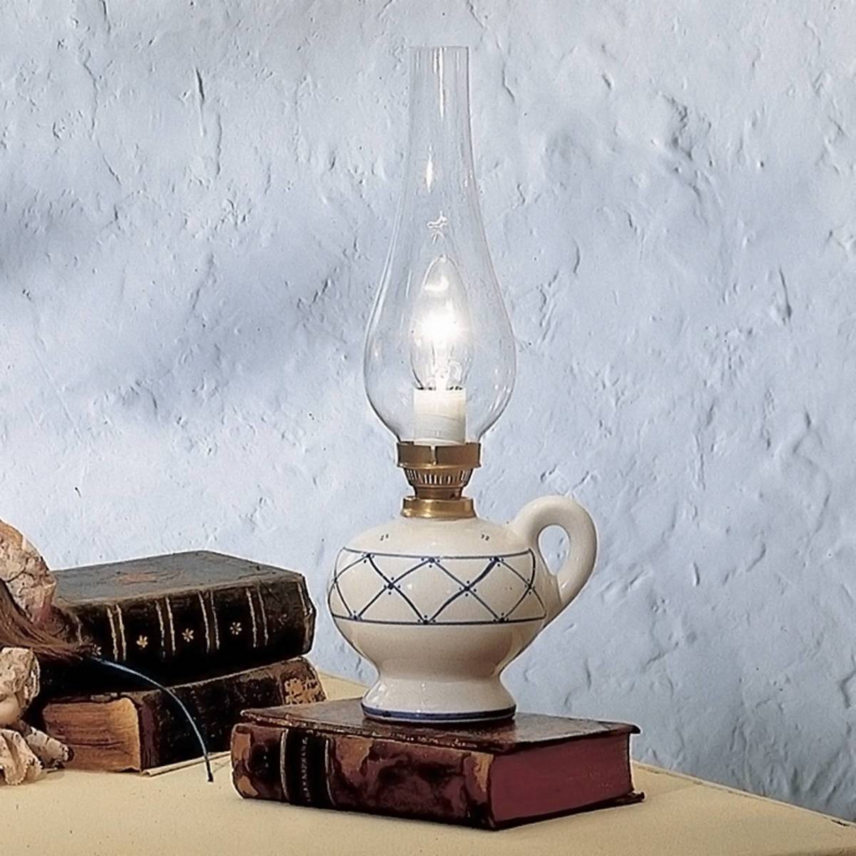 Ferro Luce RUSTICO tafellamp in landhuisstijl