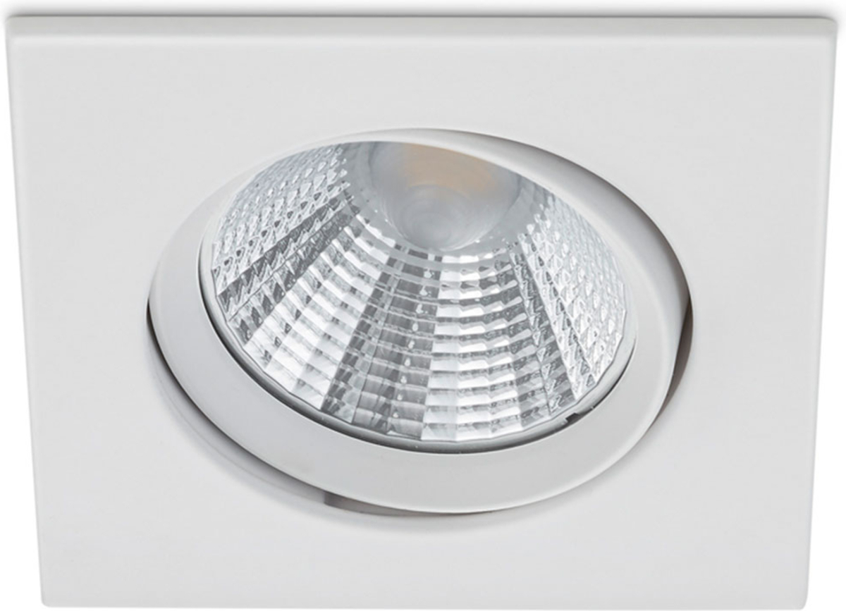 Trio Lighting Dimbare LED inbouwspot Pamir in mat wit