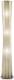 Slamp Bach, vloerlamp, hoogte 184 cm, goud