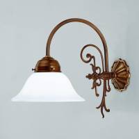 Berliner Messinglamp Wandlamp HINRICH van messing, handgemaakt